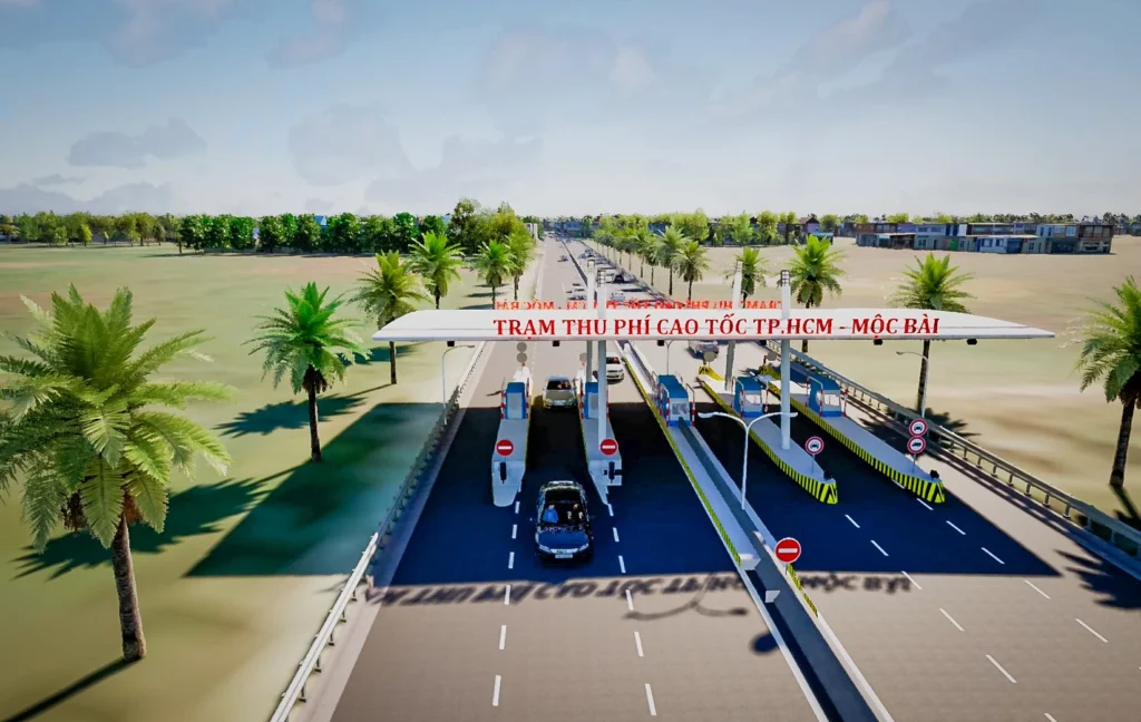tram thu phi cao toc tphcm moc bai tay ninh